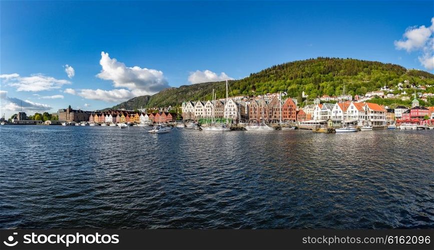 View on Bergen Norway panorama