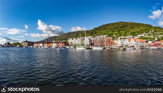 View on Bergen Norway panorama