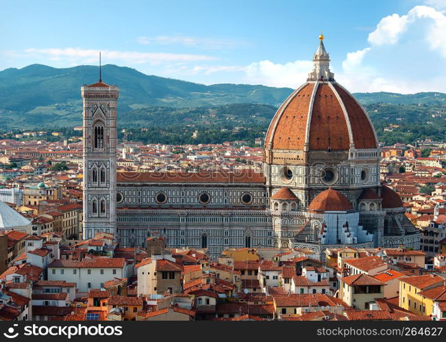 View on Florence cathedral Santa Maria del Fiore