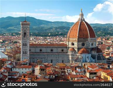 View on Florence cathedral Santa Maria del Fiore