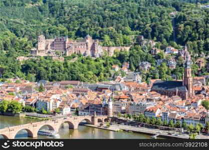 View on Heidelberg at summer, Germany