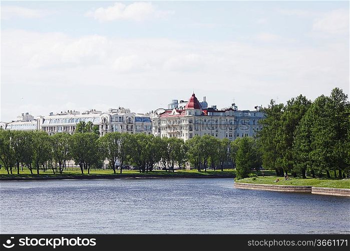 View on Krestovskiy island, Saint Petersburg
