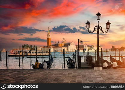 View on San Giorgio Maggiore in Venice,Italy