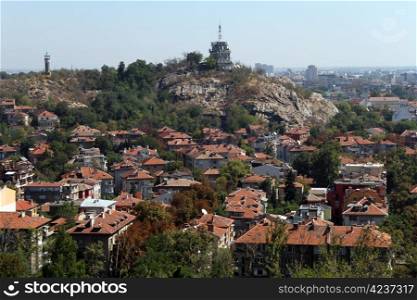 View on the Plovdiv, Bulgaria
