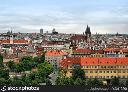 view on the Prague, Czech republic