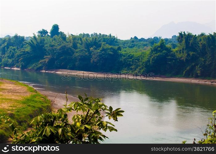 View on the River Kwai. Thailand