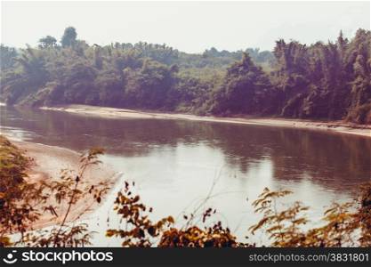 View on the River Kwai. Thailand