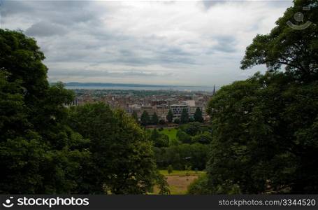 View over Edinburgh