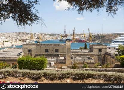 View over Valletta, capital city of Malta