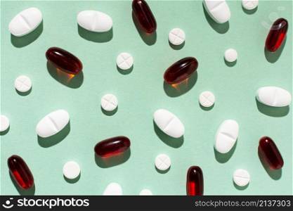 view pills arrangement
