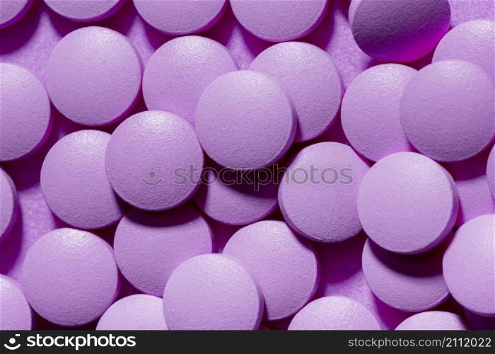 view pills purple background