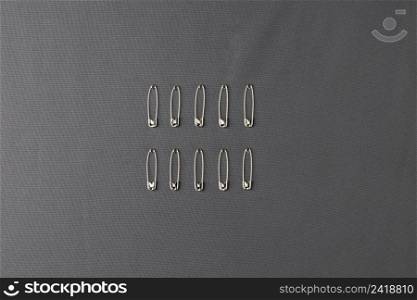 view safety pins arrangement