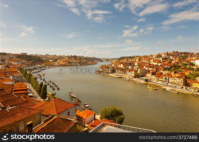 View to Historic Center City of Porto, Portugal