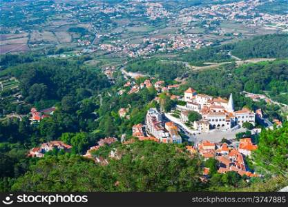 View to Historic Center City of Sintra, Portugal