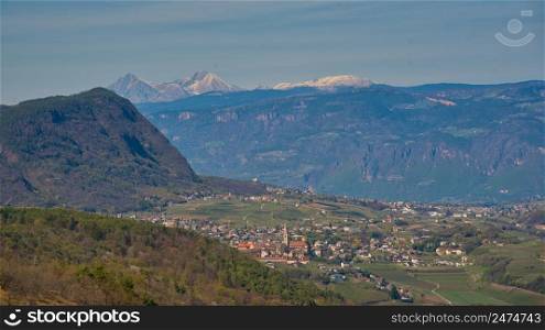 View to the Meran Valley in South Tyrol