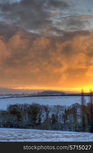 View towards Belbroughton, Worcestershire, England.