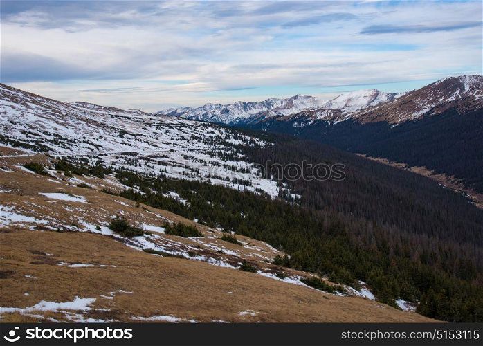 Viewpoint of Rocky Mountain NP, Colorado