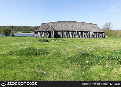 Viking house in Hobro, Denmark