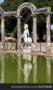 Villa Adriana in Tivoli - Italy. Example of classic beauty in a roman villa.