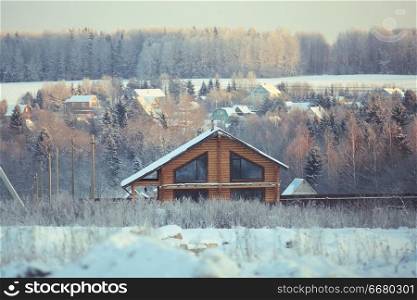 village grass house russia nature