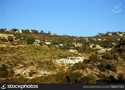 Village near Carmel national park in Israel
