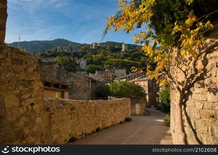 Village of Opede Le Vieux in the Luberon area in France
