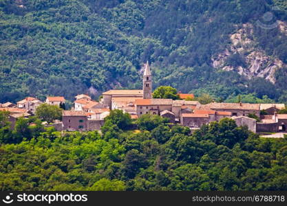 Village of Roc in istrian inland, Istria, Croatia