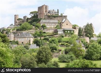 Village of Turenne in Correze, one of the most beautiful village in France
