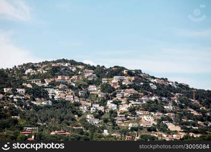 village on the mountainside