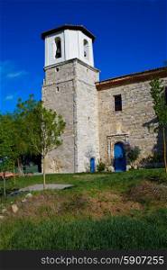 Villambistia church in Saint James Way by Castilla Burgos