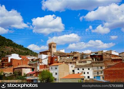 Villar del Humo in Cuenca Spain village skyline Castilla la Mancha
