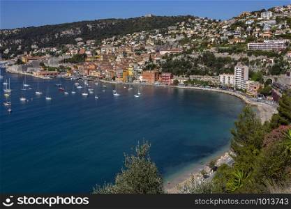 Villefranche. France. 06.10.12. The resort of Villefranche-sur-Mer near Nice on the Cote d&rsquo;Azur in the South of France.