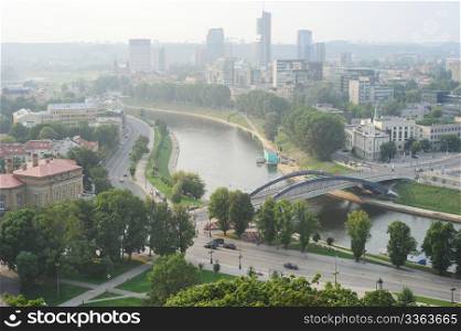 Vilnius - view on the capital of Lithuania