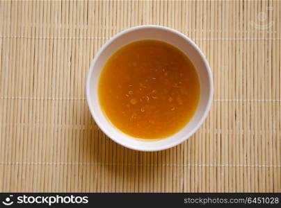 vinegar soup for eat with boiled pork