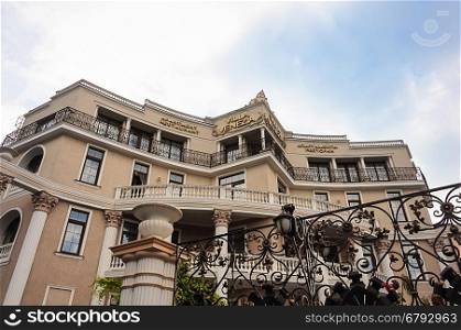 Vintage apartment and restaurant 'Villa Venezia' in Odessa, Ukraine