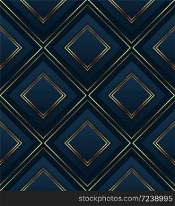 Vintage Art Deco Seamless Pattern. Geometric decorative digital papers. Vector line design. 1920-30s motifs. Luxury vintage illustration. Vintage Art Deco Seamless Pattern.