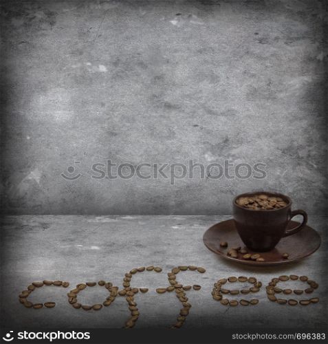 Vintage coffee background