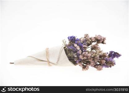 vintage flower isolated on white background
