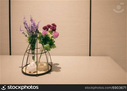 Vintage flowers in a vase