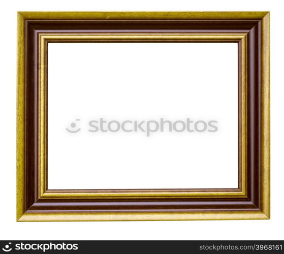 Vintage frame isolated on white with clipping path