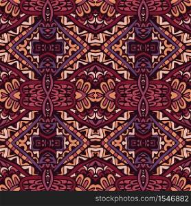 Vintage mandala art seamless pattern. Ethnic geometric print.Handdrawn lace repeating background texture. Fabric, cloth design, wallpaper, wrapping. Tribal vintage abstract geometric ethnic seamless pattern ornamental