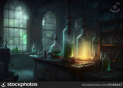Vintage Old medical, chemistry and pharmacy history concept background. Retro style. Neural network AI generated art. Vintage Old medical, chemistry and pharmacy history concept background. Retro style. Neural network AI generated