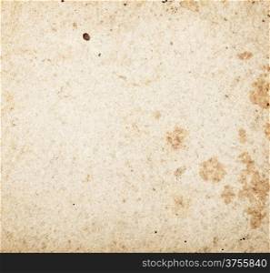 Vintage old paper texture for background. Close-up, top view
