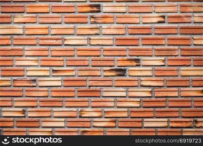 vintage red brick wall texture