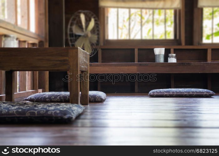 Vintage Retro Wooden Oriental House, stock photo