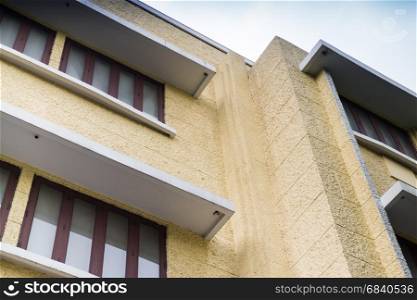 Vintage Styled Office Building Outside, stock photo