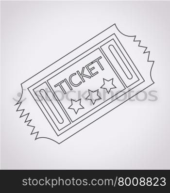 Vintage Ticket Icon