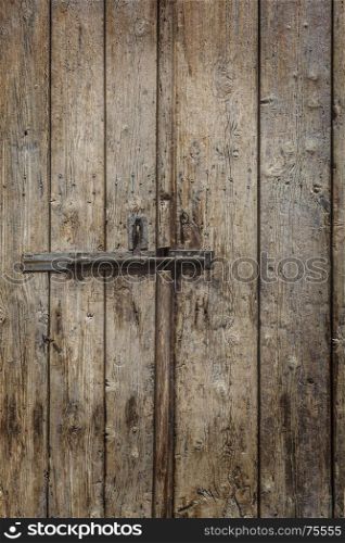 Vintage wooden doorclose up background