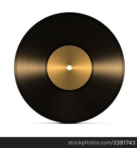vinyl record. isolated on white background