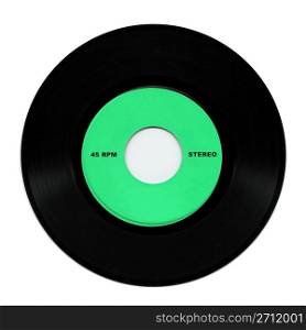 Vinyl record music recording support. Vinyl record